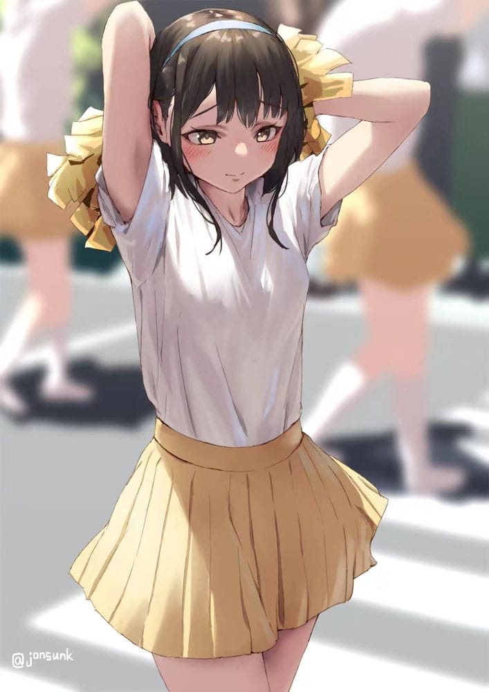 Original IllustrationPVC Statue 1/6 Cheerleader Misaki Illustrated by Jonsun Limited Edition 25 cm 6974982160318