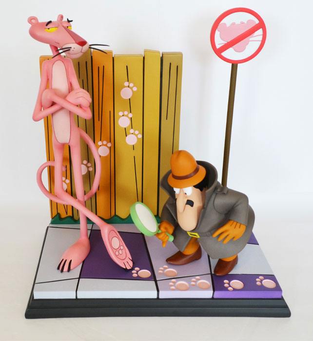 The Pink Panther Statue Pink Panther & The Inspector 41 cm 0727785110815