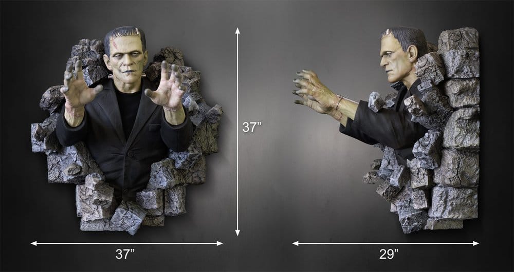Frankenstein Wall Mount 1/1 Boris Karloff as Frankenstein's Monster 94 x 94 cm 0798118011987