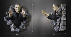 Frankenstein Wall Mount 1/1 Boris Karloff as Frankenstein's Monster 94 x 94 cm 0798118011987