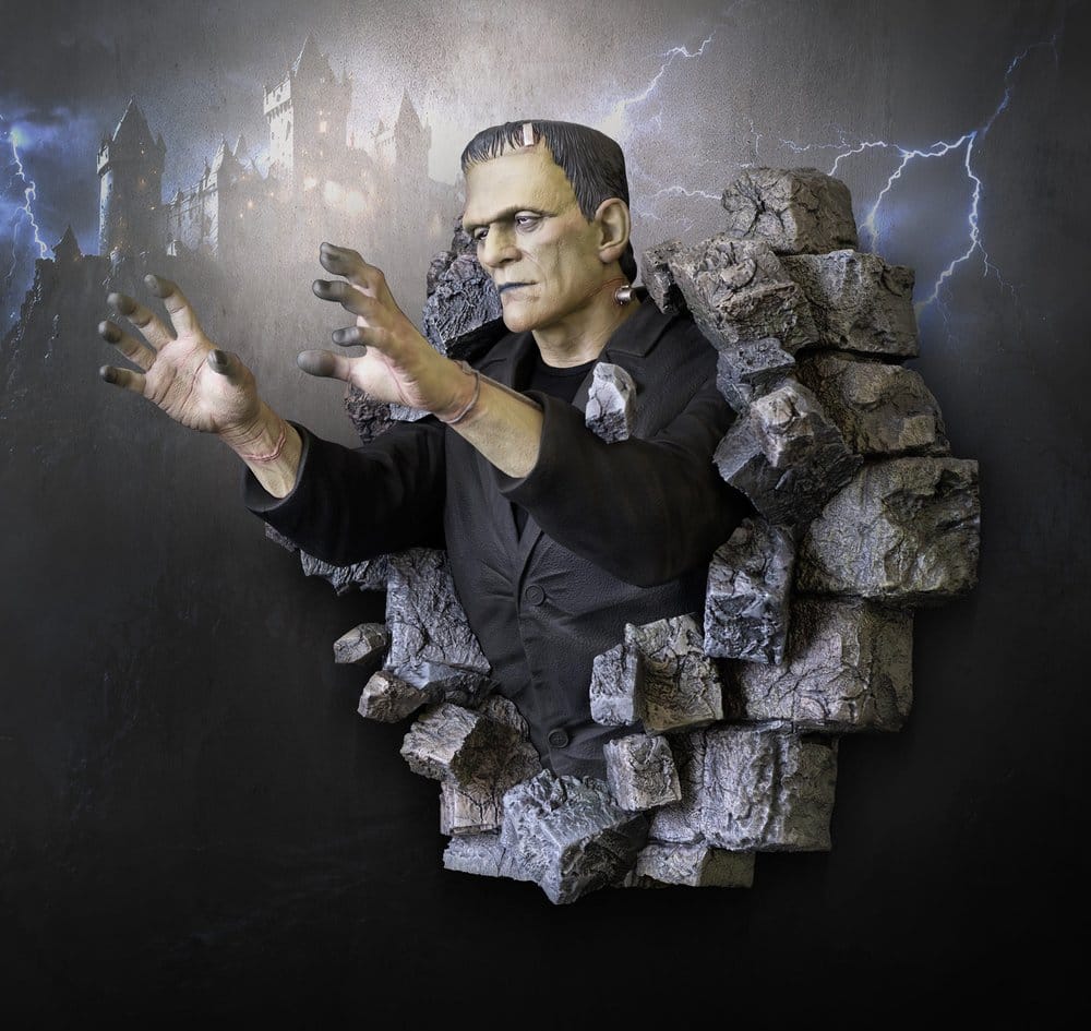 Frankenstein Wall Mount 1/1 Boris Karloff as Frankenstein's Monster 94 x 94 cm 0798118011987
