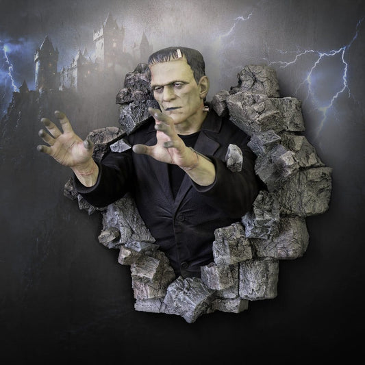 Frankenstein Wand-Skulptur 48 cmFrankenstein Wall Sculpture 48 cmFrankenstein Sculpture Murale 48 cmFrankenstein Escultura de Pared 48 cm 0798118011994