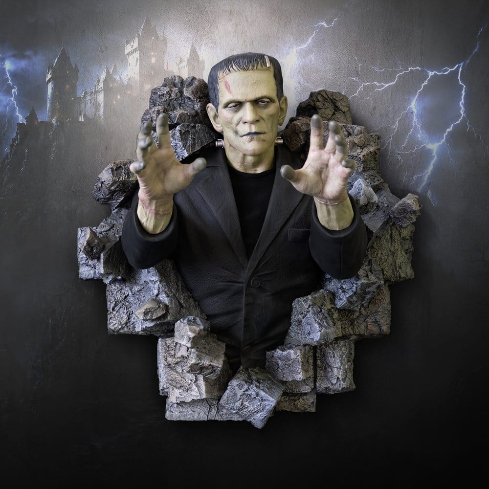 Frankenstein Wand-Skulptur 48 cmFrankenstein Wall Sculpture 48 cmFrankenstein Sculpture Murale 48 cmFrankenstein Escultura de Pared 48 cm 0798118011994