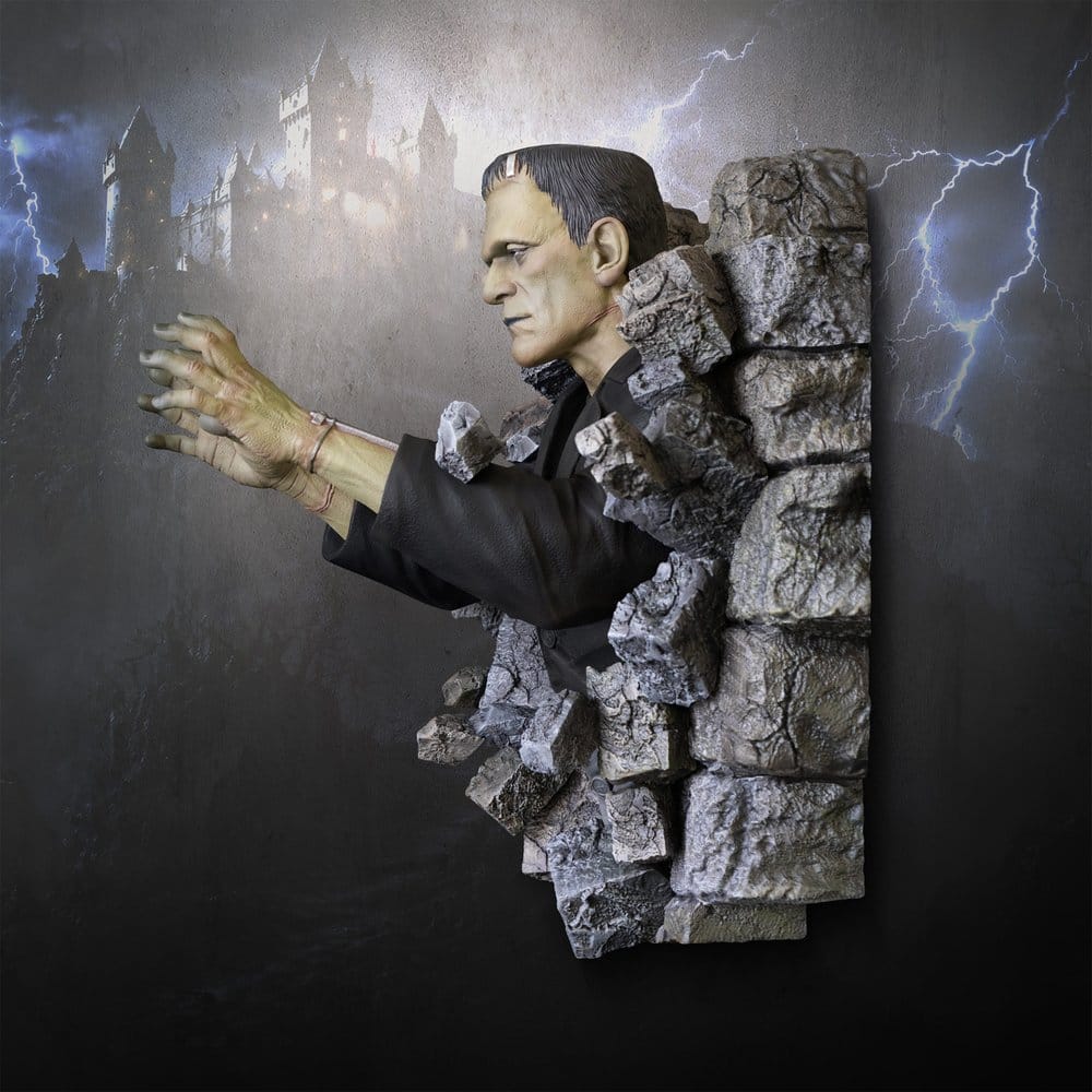 Frankenstein Wand-Skulptur 48 cmFrankenstein Wall Sculpture 48 cmFrankenstein Sculpture Murale 48 cmFrankenstein Escultura de Pared 48 cm 0798118011994