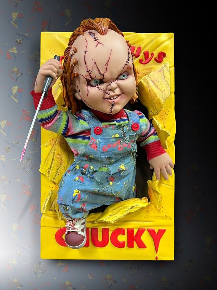 Chucky (Child´s Play) Wall Sculpture 1/2 Bride of Chucky 22 x 23 x 38 cm   0798118012106