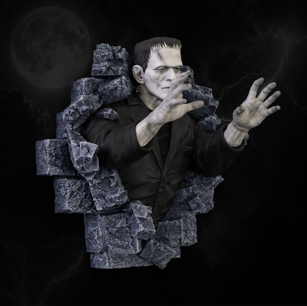 Frankenstein Wall Sculpture Classic Horror Edition Lifesize 94 cm 0798118012137