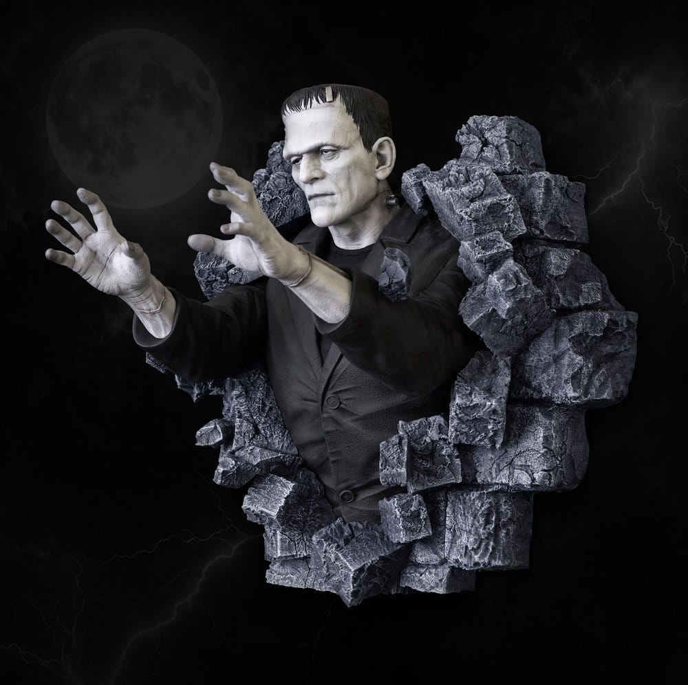 Frankenstein Wall Sculpture Classic Horror Edition Lifesize 94 cm 0798118012137