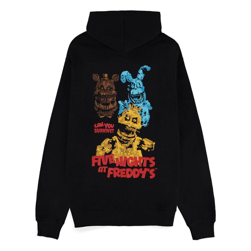 Five Nights at Freddy's Zipper Hoodie Can You Survive Size XL 8718526420951