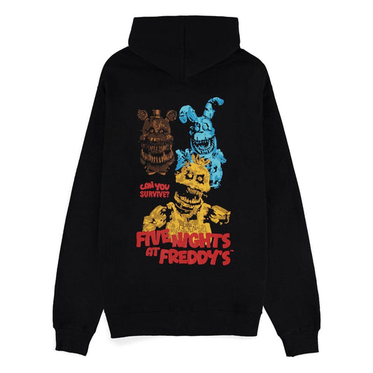 Five Nights at Freddy's Zipper Hoodie Can You Survive Size XL 8718526420951