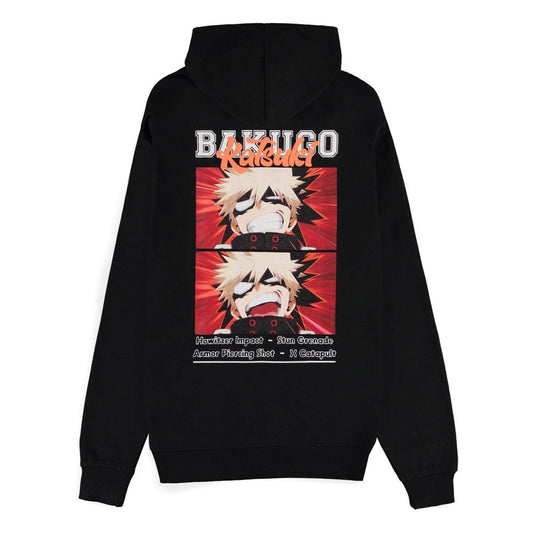 My Hero Academia Zipper Hoodie Sweater Bakugo Size XS 8718526155679