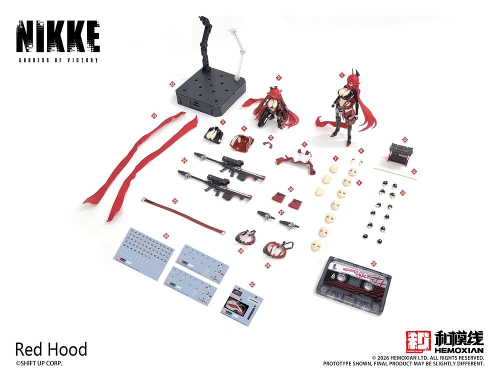 Goddess of Victory: Nikke Plastic Model Kit 1/12 Red Hood 18 cm 6976038440412