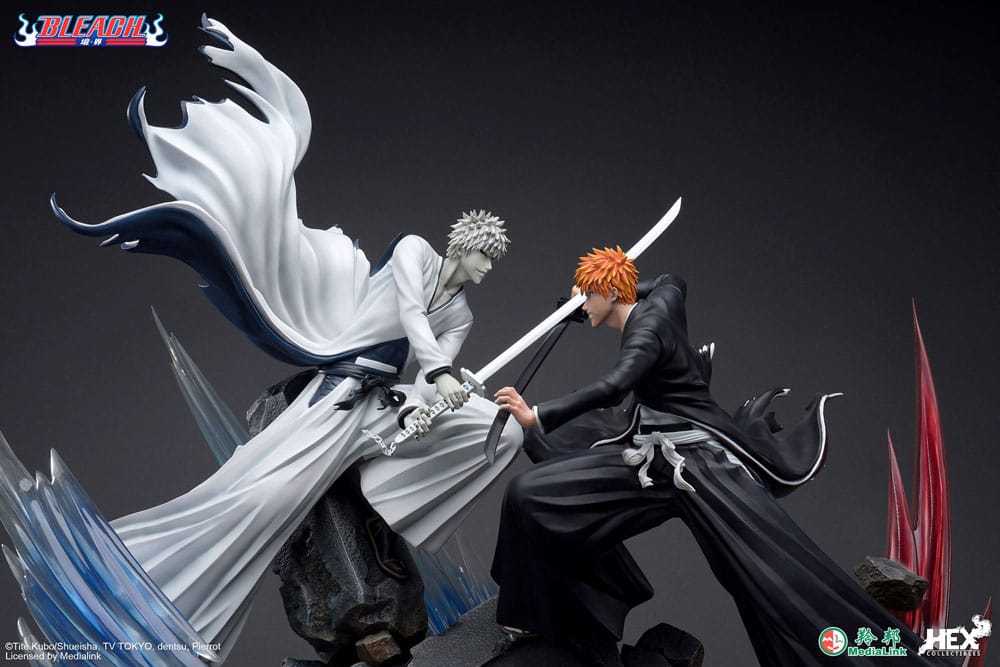 Bleach statuette 1/6 Elite Dynamic Ichigo Kurosaki vs Hollow Ichigo 56 cm