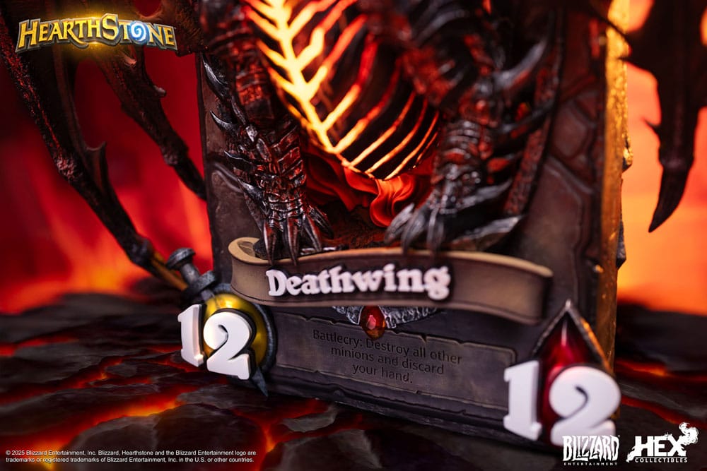 Hearthstone 3D Art Frame Statue Deathwing 34 cm 6978082551212