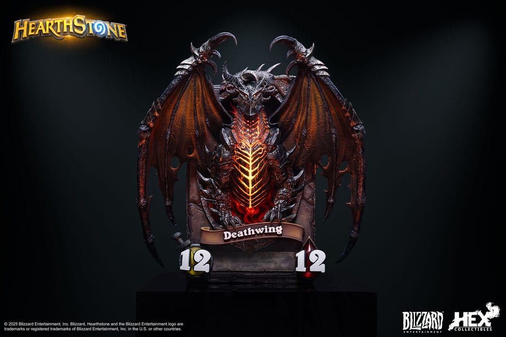 Hearthstone 3D Art Frame Statue Deathwing 34 cm 6978082551212