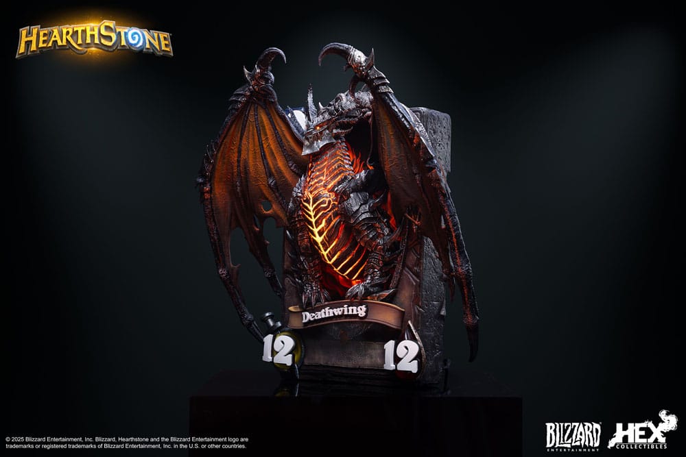 Hearthstone 3D Art Frame Statue Deathwing 34 cm 6978082551212
