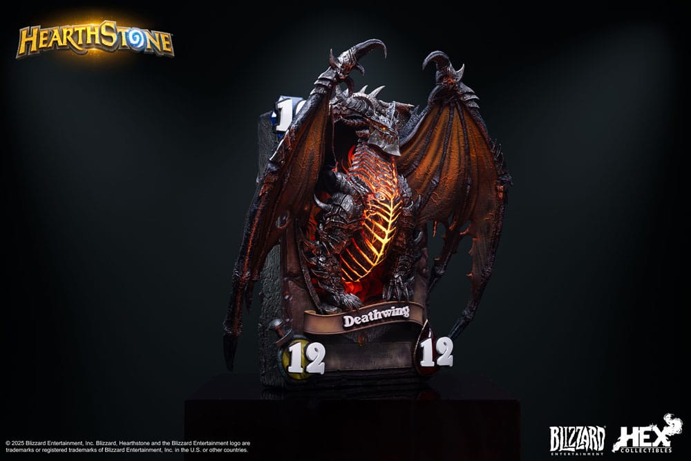 Hearthstone 3D Art Frame Statue Deathwing 34 cm 6978082551212