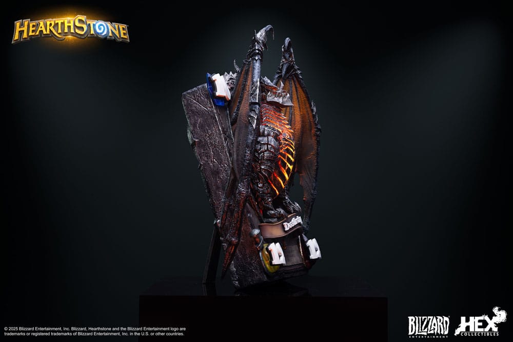 Hearthstone 3D Art Frame Statue Deathwing 34 cm 6978082551212