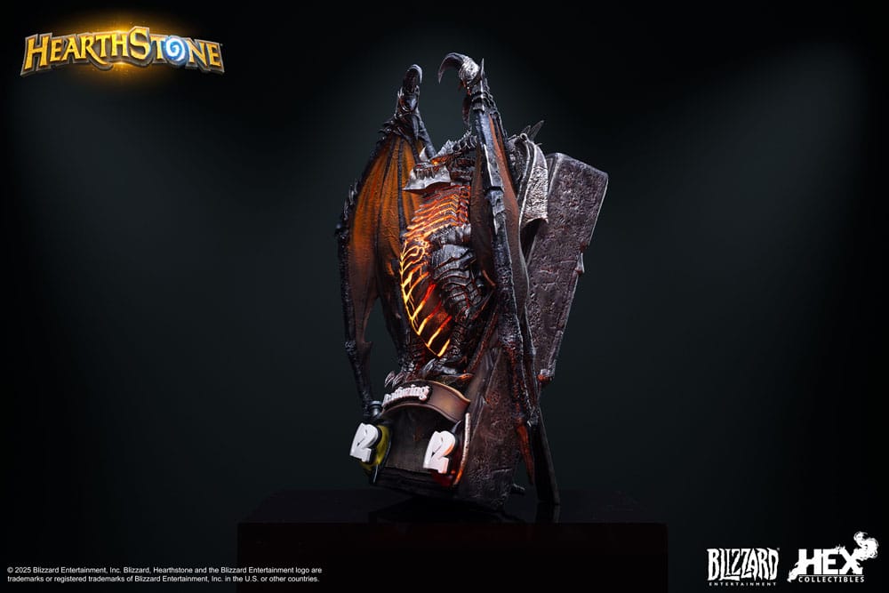 Hearthstone 3D Art Frame Statue Deathwing 34 cm 6978082551212