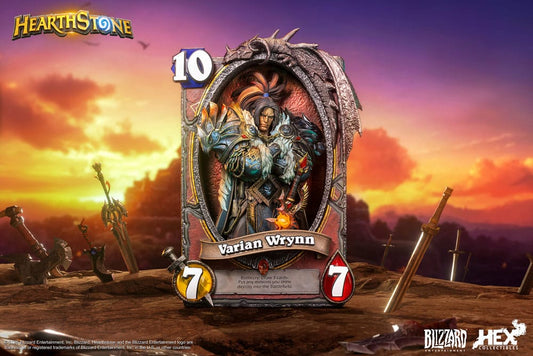 Hearthstone 3D Art Frame Statue Varian Wrynn 31 cm 6978082550710