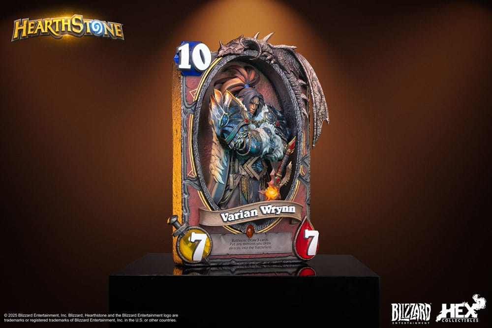 Hearthstone 3D Art Frame Statue Varian Wrynn 31 cm 6978082550710