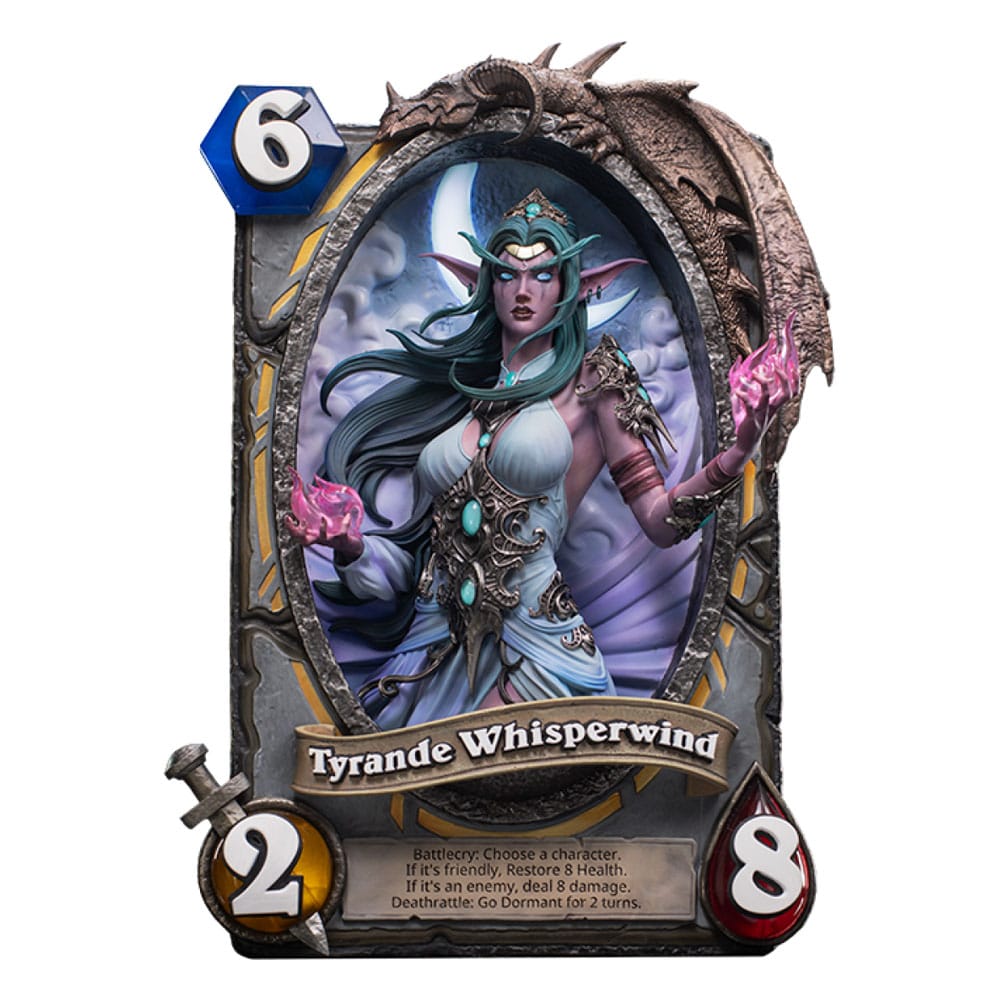 Hearthstone 3D Art Frame Statue Tyrande Whisperwind 31 cm 6978082556286