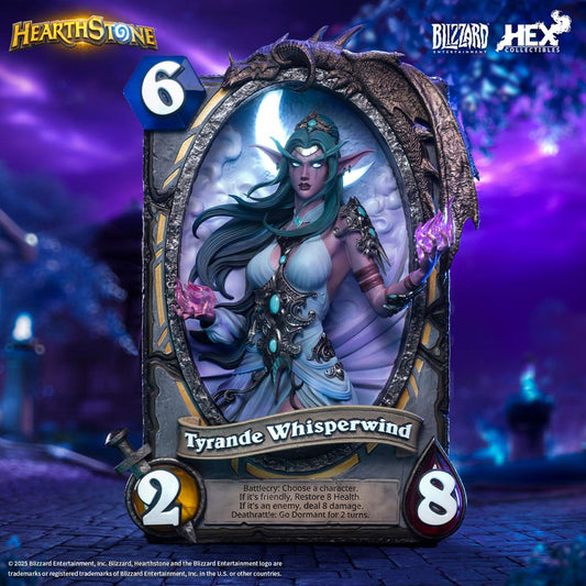 Hearthstone 3D Art Frame Statue Tyrande Whisperwind 31 cm 6978082556286
