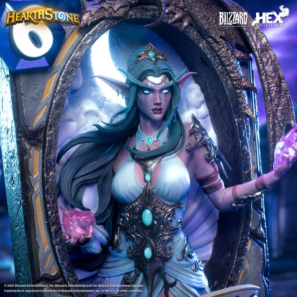 Hearthstone 3D Art Frame Statue Tyrande Whisperwind 31 cm 6978082556286
