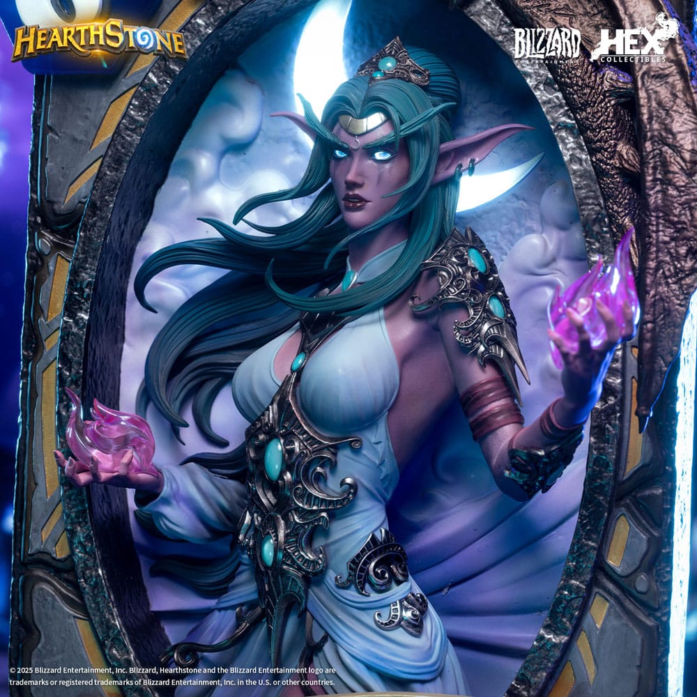 Hearthstone 3D Art Frame Statue Tyrande Whisperwind 31 cm 6978082556286