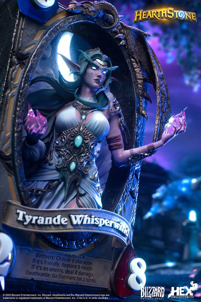 Hearthstone 3D Art Frame Statue Tyrande Whisperwind 31 cm 6978082556286