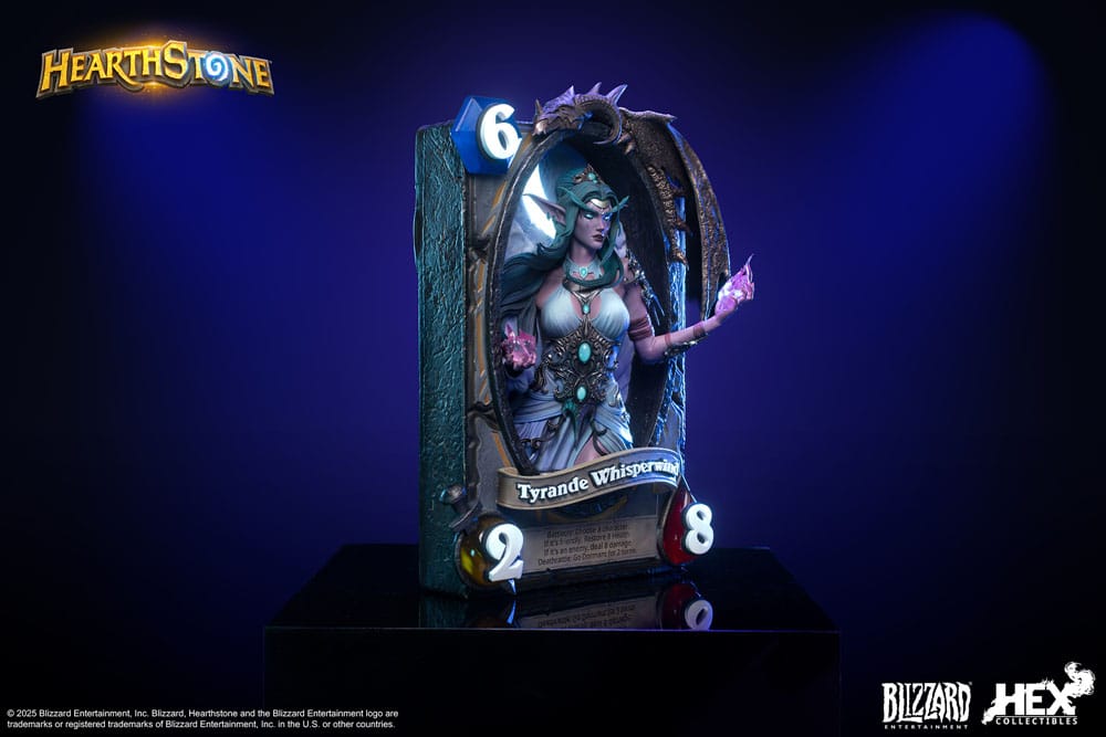 Hearthstone 3D Art Frame Statue Tyrande Whisperwind 31 cm 6978082556286