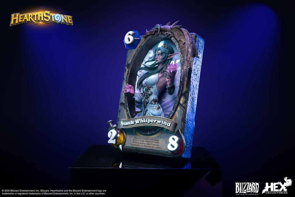 Hearthstone 3D Art Frame Statue Tyrande Whisperwind 31 cm 6978082556286