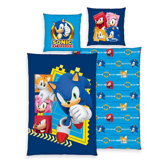 Sonic - The Hedgehog bed linen 135 x 200 cm 4006891994035
