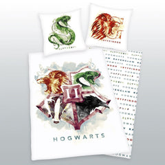 Harry Potter Bed Linen Hogwarts Gryffindor & Slytherin 135 x 200 cm 4006891950079