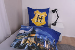 Harry Potter Duvet Set Blue 135 x 200 cm / 80 x 80 cm 4006891971074