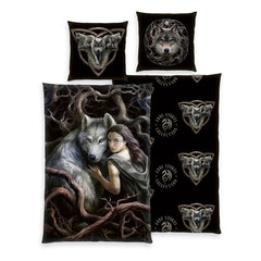 Anne Stokes bed linen Wolfs 135 x 200 cm 4006891917911