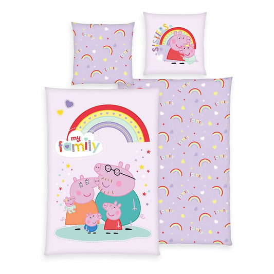 Peppa Pig bed linen Ver. 2 135 x 200 cm  4006891999238