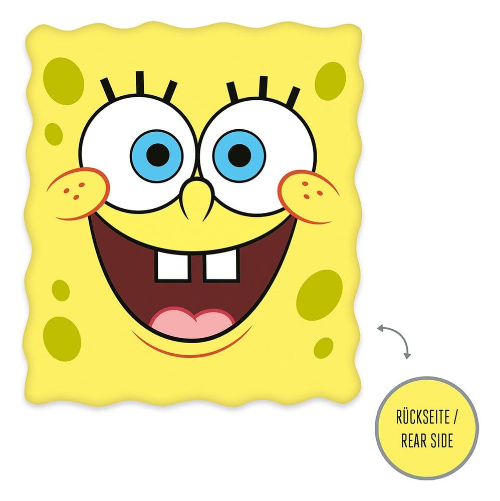 SpongeBob Pillow Spongbob Head 27 x 31 cm 4070396001581