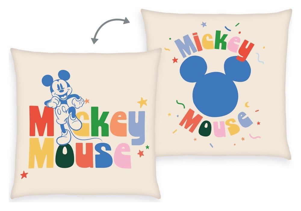 Disney Soft Velboa Pillow Mickey Mouse 40 x 40 cm 4070396002328