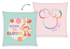 Disney Soft Velboa Pillow Minnie Mouse Born to Bloom 40 x 40 cm 4070396002335