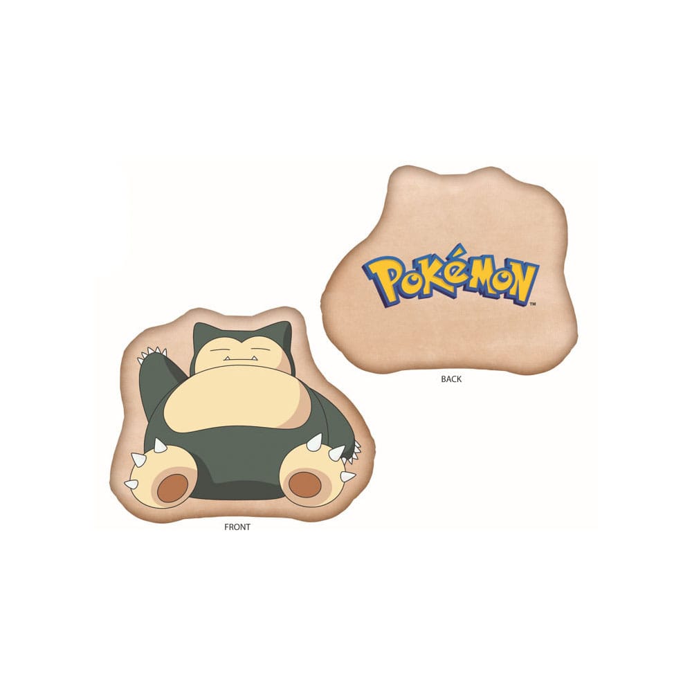 Pokemon Pillow Snorlax brown 36 cm 4070396005992