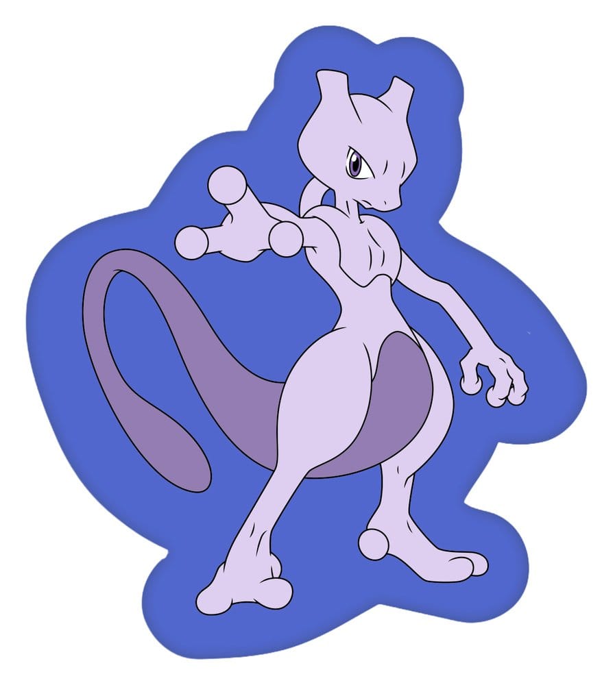 Pokémon Dekokissen Mewtu 36 cmPokémon Pillow Mewtwo 36 cmPokémon coussin Mewtwo 36 cmPokémon Almohada Mewtwo 36 cm 4070396008122