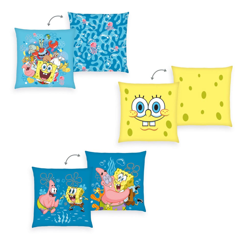 SpongeBob Squarepants Pillows 3-Pack 40 cm             4006891993731