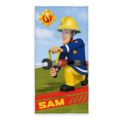 Fireman Sam Velour Towel 75 x 150 cm     4006891934239