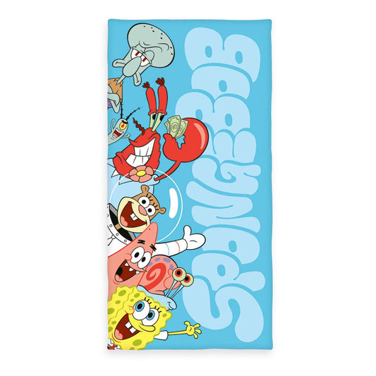 SpongeBob Squarepants Velour Towel 75 x 150 cm     4006891994073