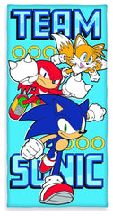 Sonic Beach Towel Team Sonic 70 x 140 cm 4006891991614