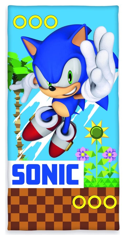 Sonic Beach Towel Sonic 70 x 140 cm 4006891991621
