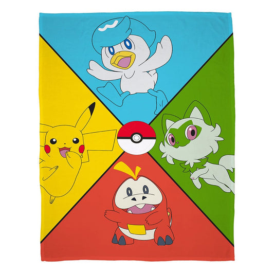 Pokemon blanket 4 Colours 130 x 170 cm 4006891983008