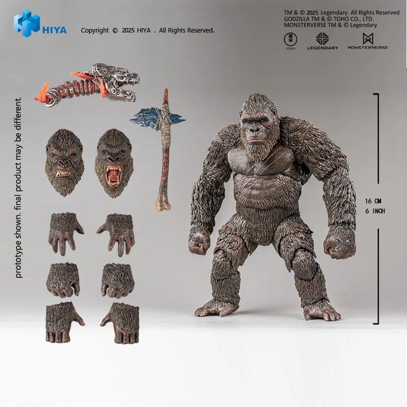 Godzilla vs. Kong Exquisite Basic Series Action Figure Kong 2.0 16 cm      6957534205064
