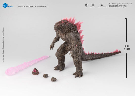 Godzilla x Kong The New Empire Exquisite Basic Action Figure Heat Ray Godzilla Evolved Ver. 18 cm   6957534205309