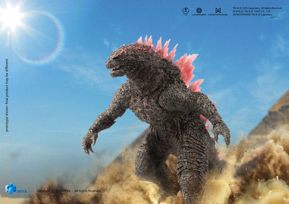 Godzilla x Kong The New Empire Exquisite Basic Action Figure Heat Ray Godzilla Evolved Ver. 18 cm   6957534205309